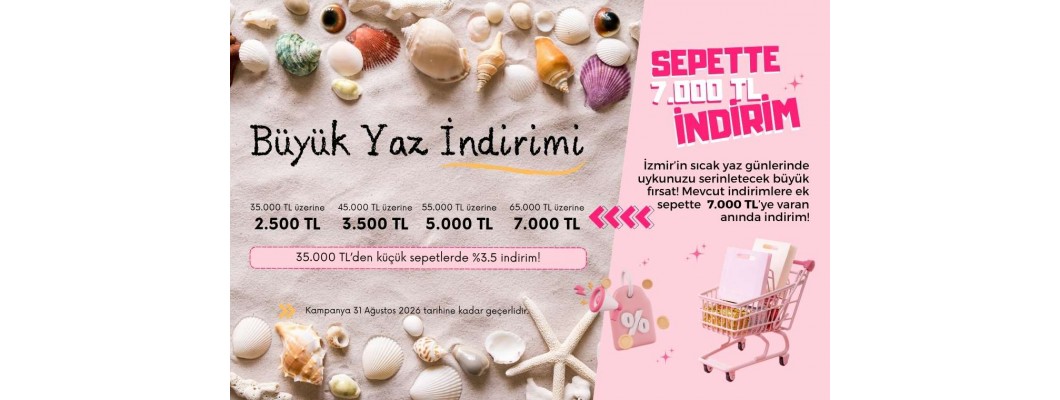 Sepette Büyük Yaz İndirimi