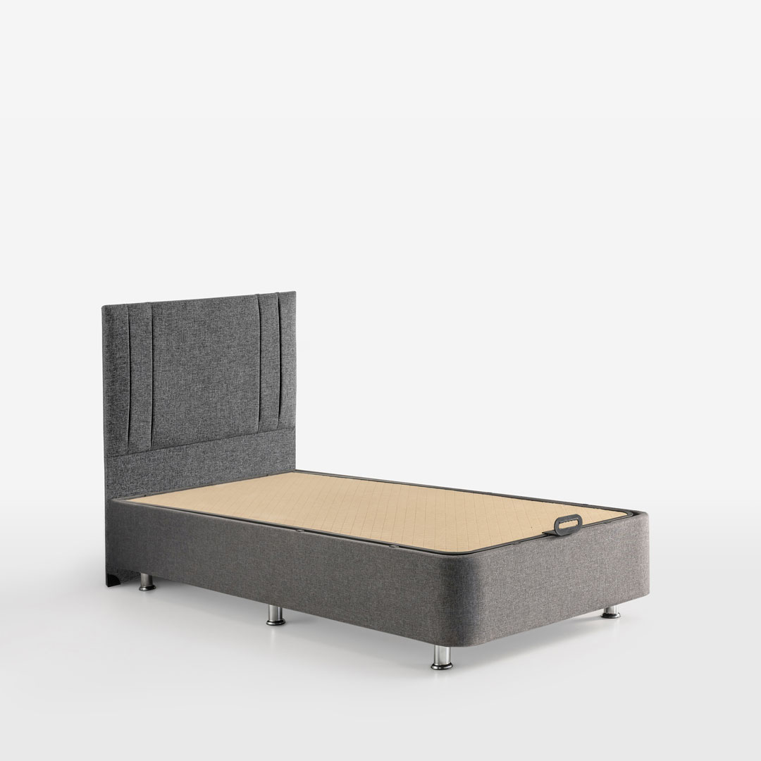 Flow Baza Başlık Seti Çift Kişilik (Keten Kumaş & Smart Baza)