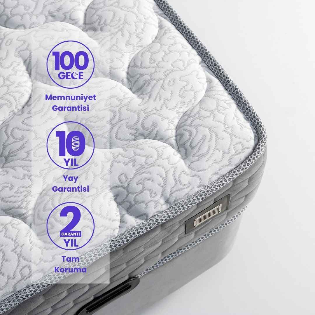 Natural Cotton Comfort Balance Yatak Tek Kişilik - Tam Ortopedik Pamuk Doku (28 cm)