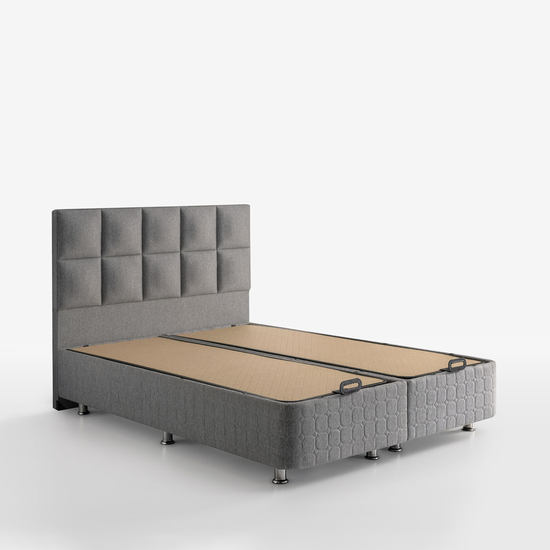 Nova Baza Başlık Seti Çift Kişilik (Keten Kumaş & Smart Elite Baza)