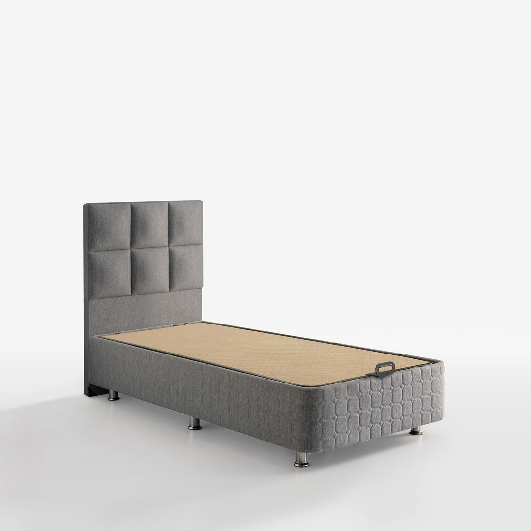 Nova Baza Başlık Seti Tek Kişilik (Keten Kumaş & Smart Elite Baza)