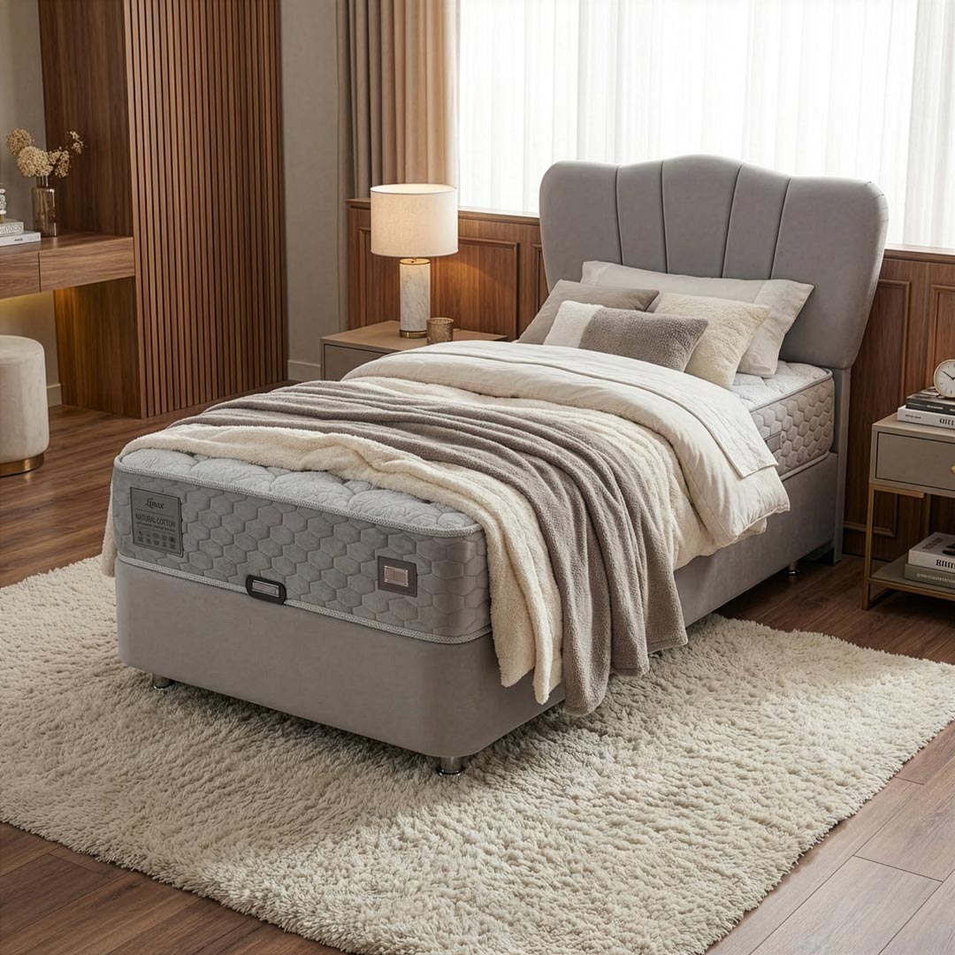 Perla Babyface Başlık Tek Kişilik - İstiridye Desenli Tasarım (Prestige Serisi)