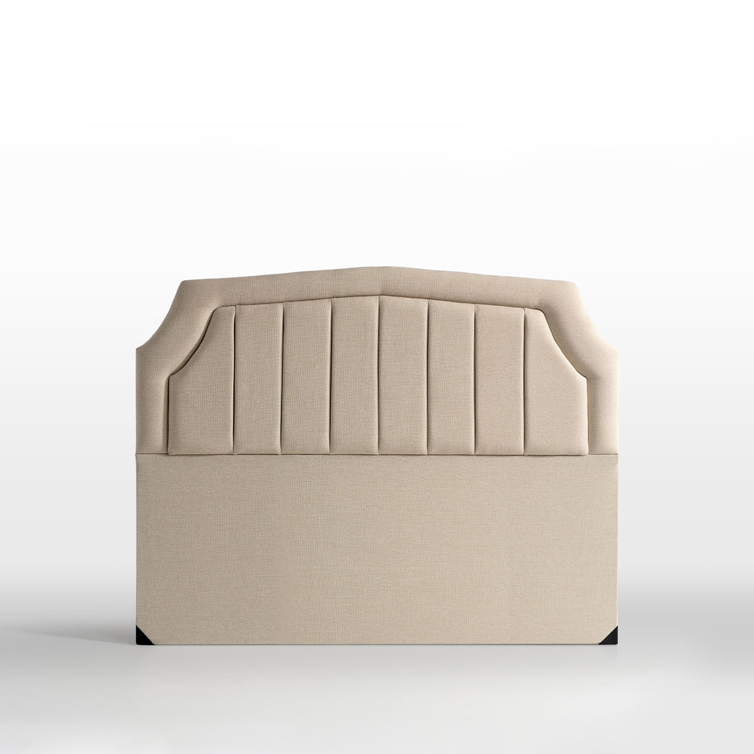 Safir Keten Başlık Çift Kişilik - Özel Geometrik Kesim (Elegance Serisi)