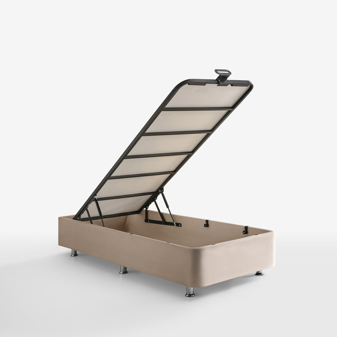 Smart Baza Babyface Tek Kişilik (Silinebilir Kumaş & Çelik İskelet)