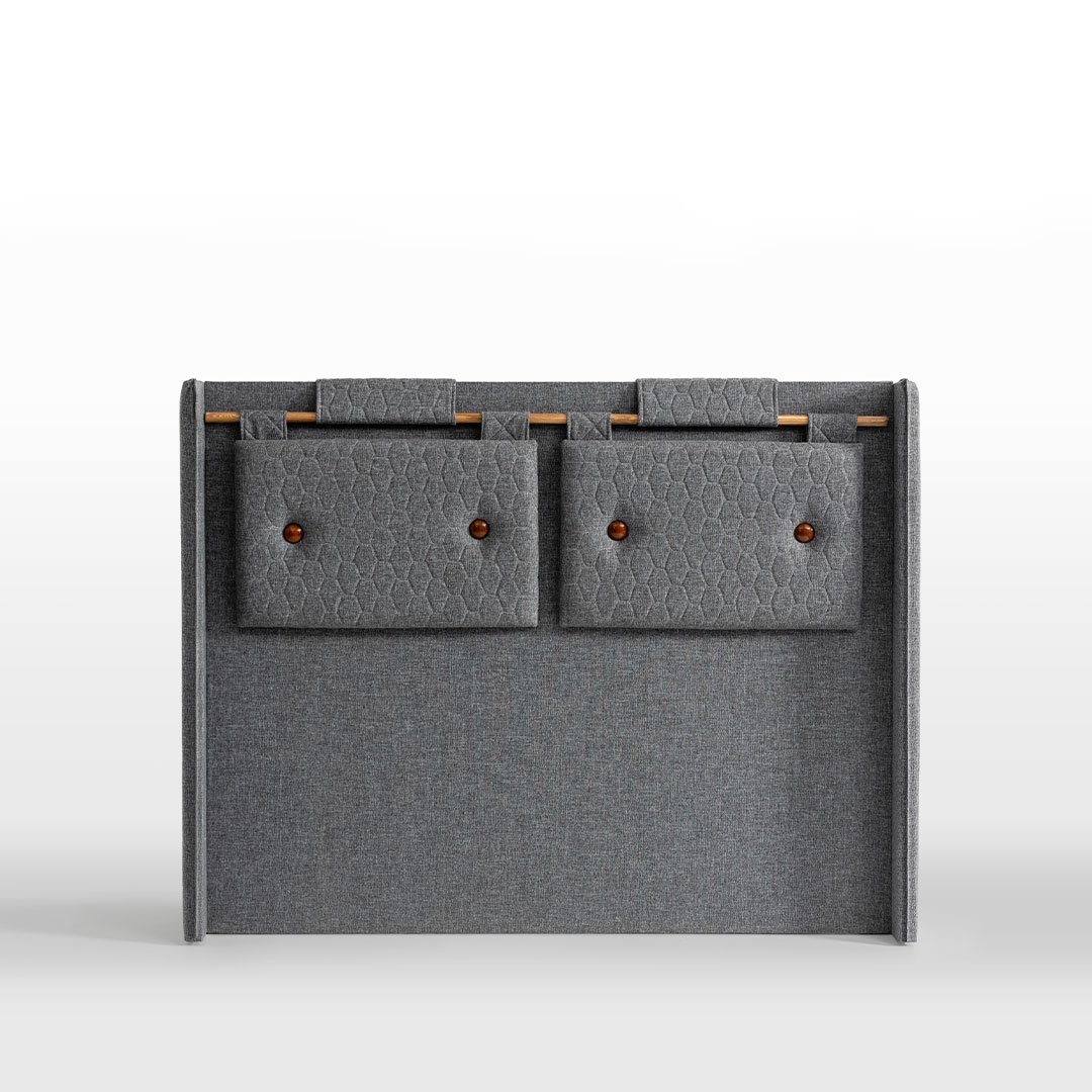 Terra Keten Başlık Çift Kişilik - Konforlu Minderli Tasarım (Prestige Serisi)