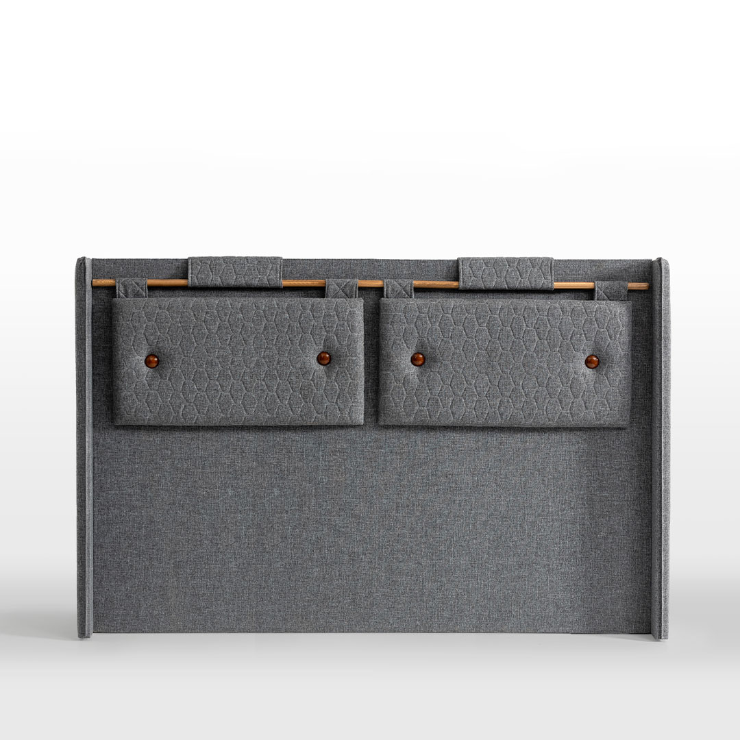 Terra Keten Başlık Çift Kişilik - Konforlu Minderli Tasarım (Prestige Serisi)