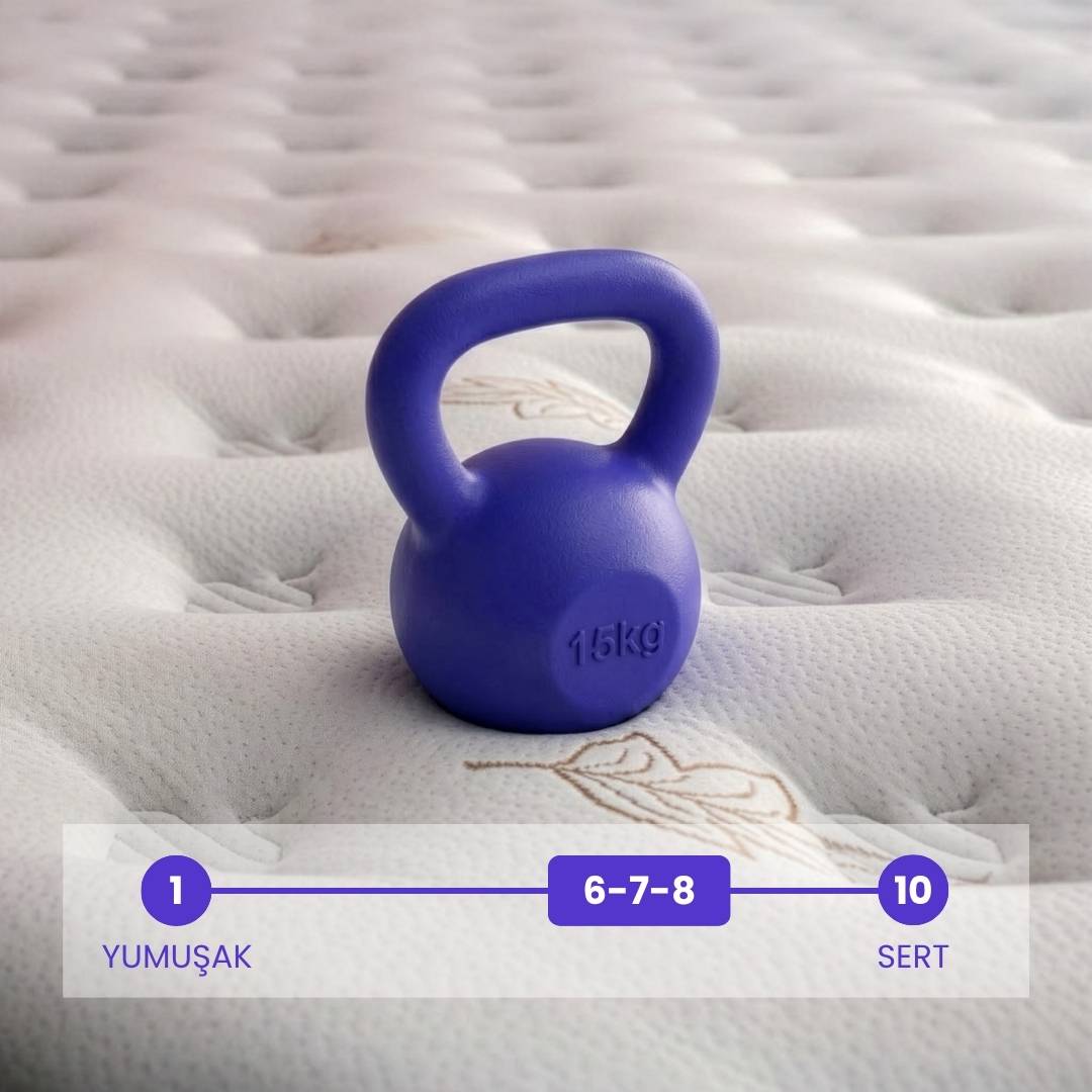 Victoria Comfort Balance Pedli Yatak Tek Kişilik - Sert ve Tam Ortopedik Destek (26 cm)