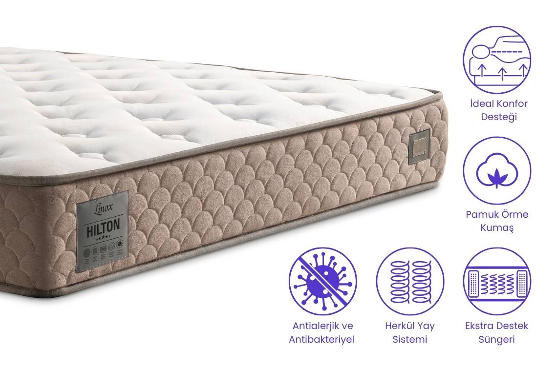Hilton Yatak Özellikleri Hilton Yatak Teknik Özellikleri